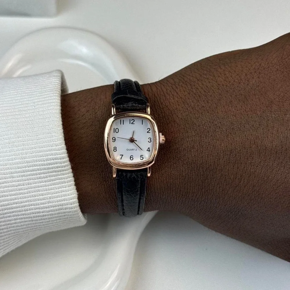 black & Gold Minimal Watch